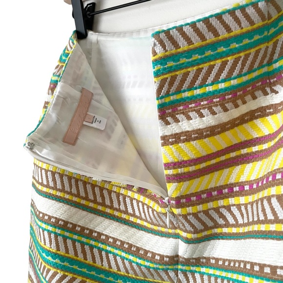 Anthropologie Hutch | Sita Mini Skirt Woven Scalloped Tulip Hem Size 2 - Picture 5 of 7